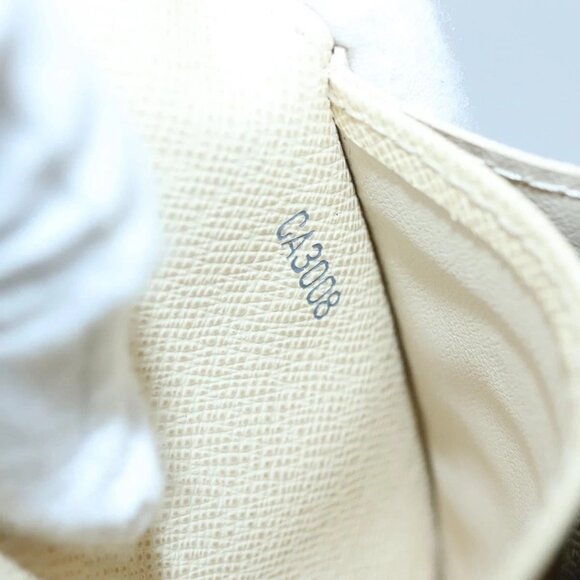 LOUIS VUITTON Damier Azur Portefeuille Sarah Long Wallet N61735 LV Auth 138500 - Picture 12 of 16